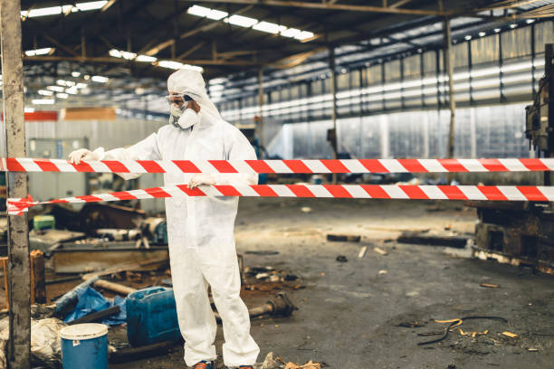 Professional Trauma Scene Cleanup technician working in Ellijay, GA